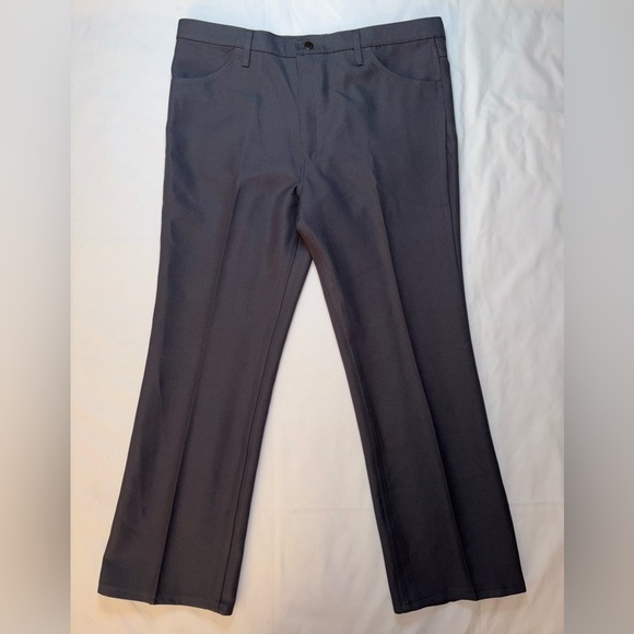 Wrangler NWT Men’s Size 40W 30L Grey Polyester Business Casual Dress Jeans - Picture 1 of 10